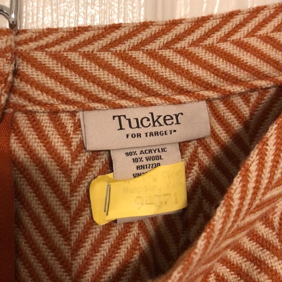 Tucker for Target Orange Wool Skirt - Picture 7 of 8
